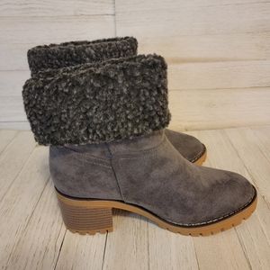 CORKYS COTTON GREY BOOTS